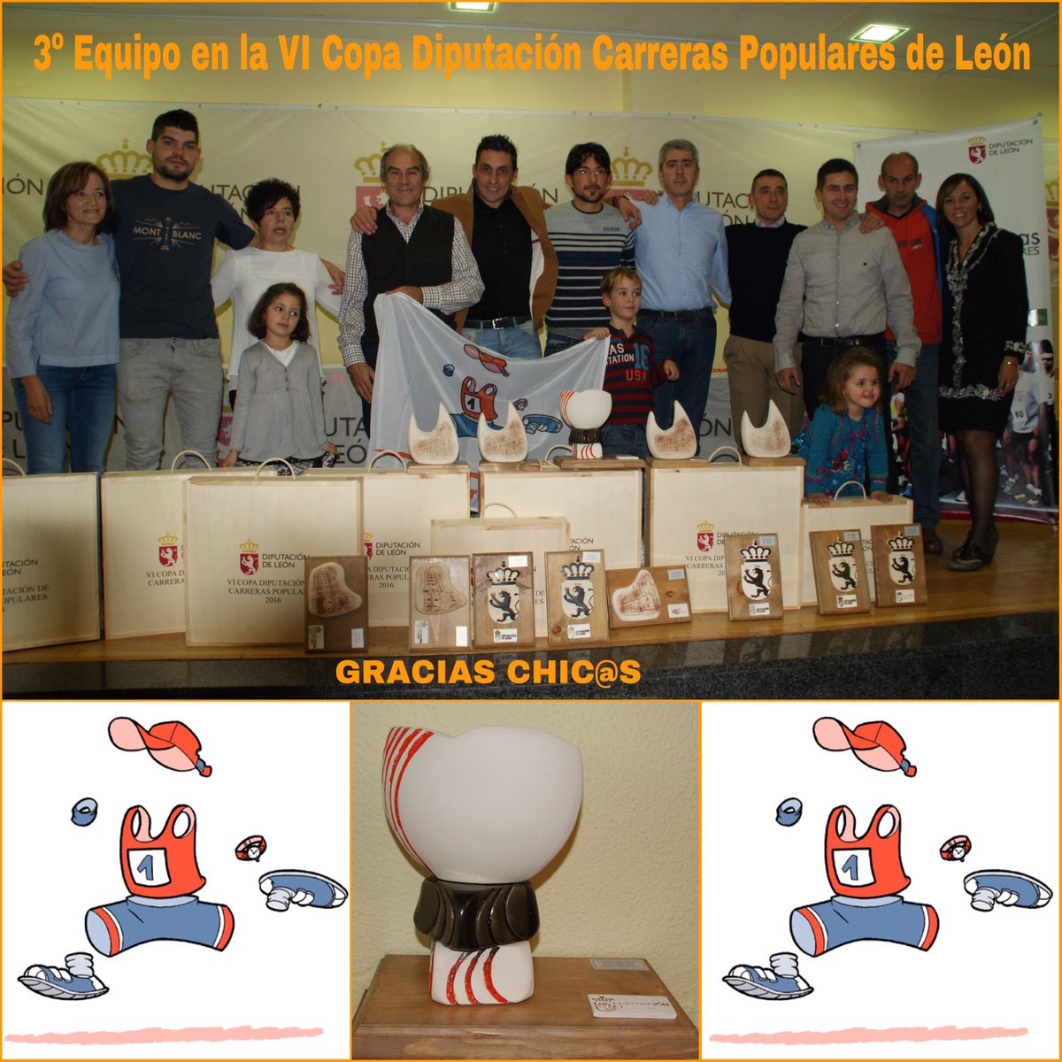 nunccorrerasolo's tweet image. Bonito año. Carreras Compromiso con el Nunca, con su filosofía. Humildad, ilusión, solidaridad. Unidos para ser 3º en @copaleondipu Gracias