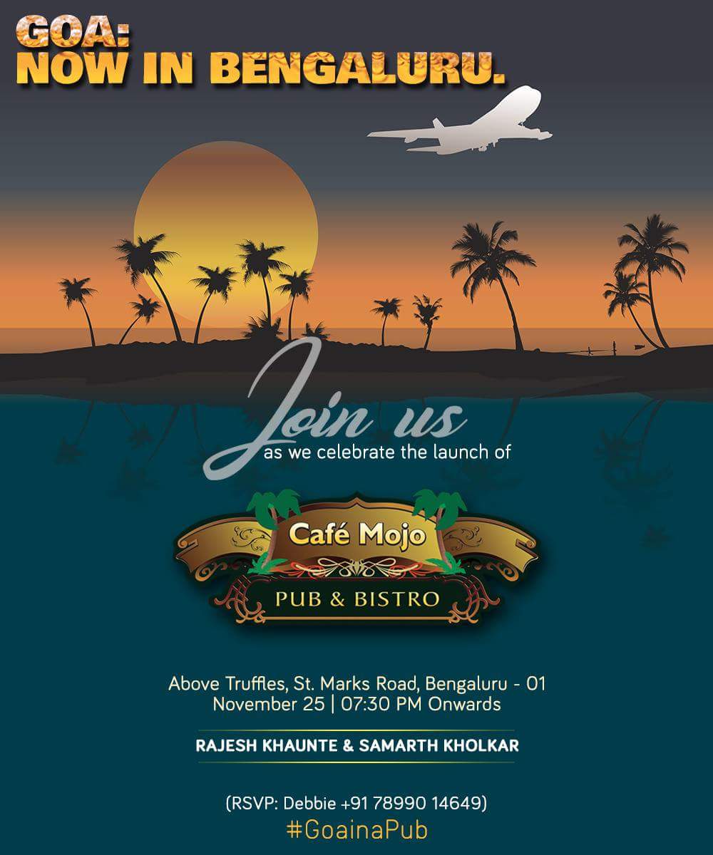 Susmita_Nanda's tweet photo. @cafemojoblr  Open it's door tonight for public
#Goainapub #cafemojo #Bengaluru #nobodysastranger https://t.co/Be3VGZNRSx