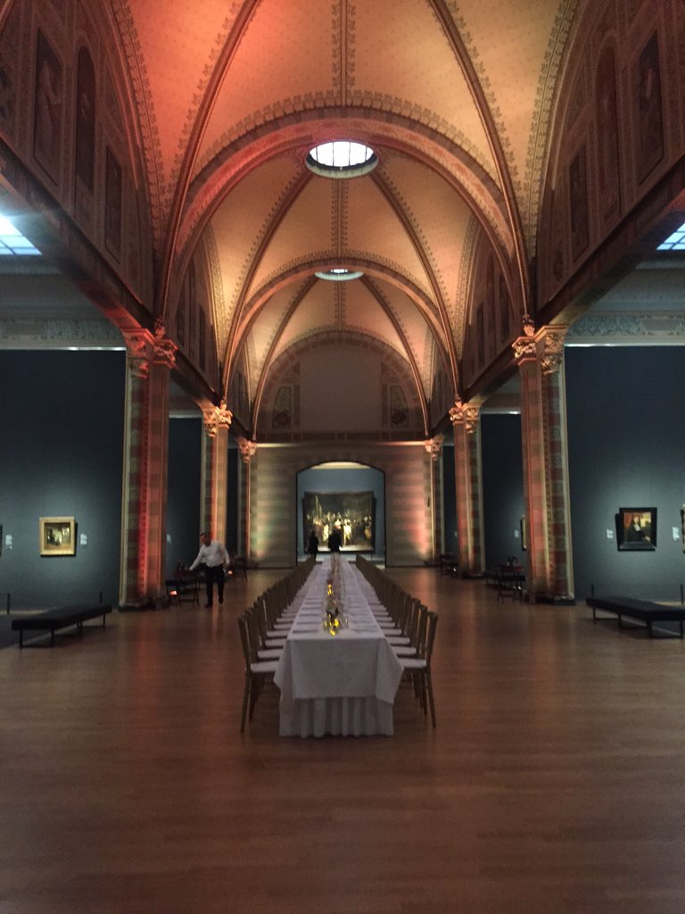 MinkeSchat's tweet image. Mecenaatsdiner Museum @DeLakenhal @rijksmuseum. Bijzonder #partnerschap