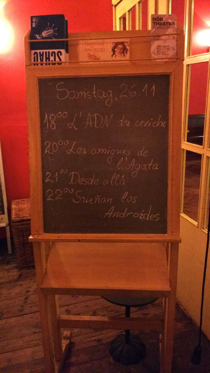 Alles bereit! Projecció + col•loqui -> ara a Leipzig, compartint programa amb <a href="/androiden2052/">Sueñan los Androides</a> !! 🎆