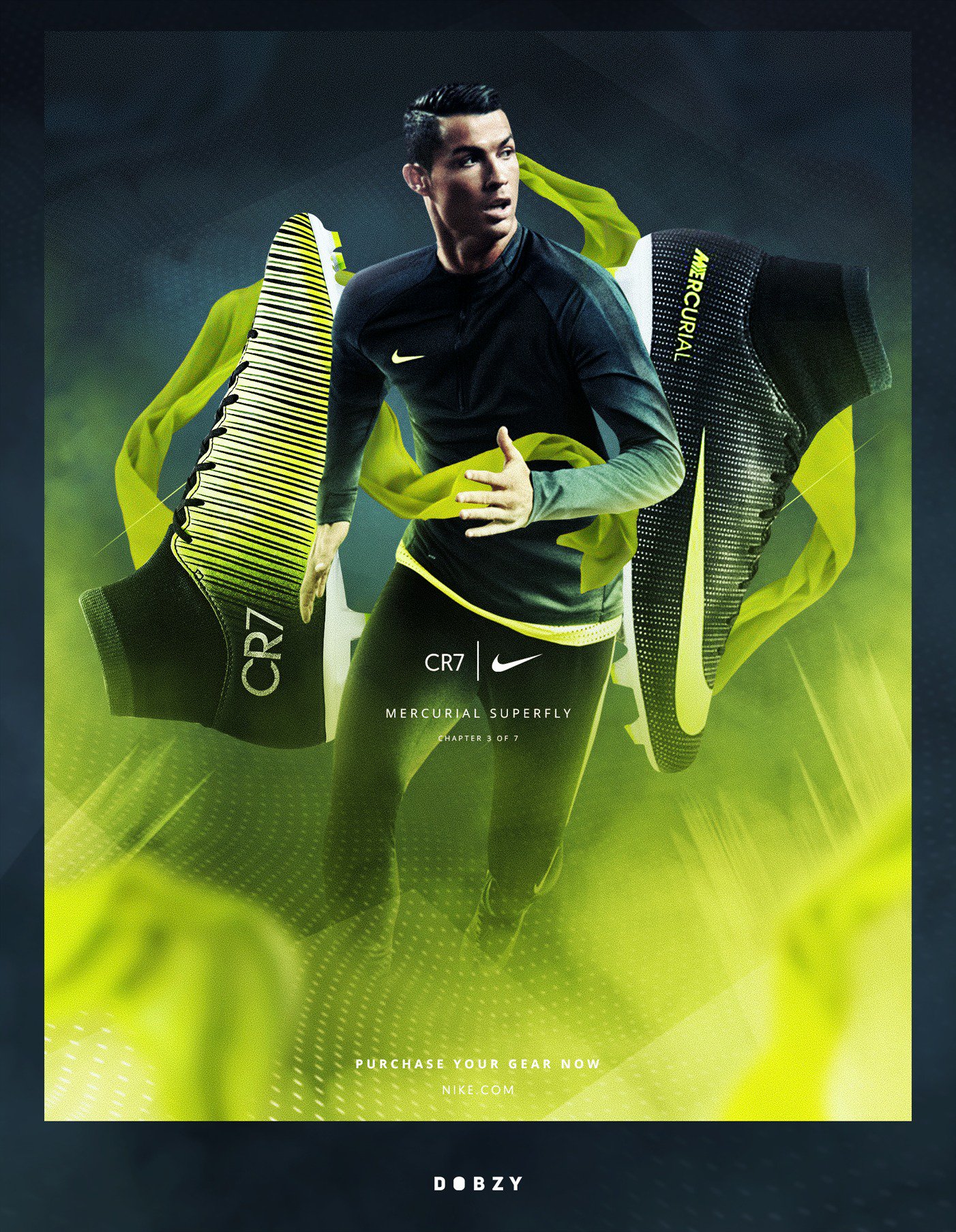 Reiss on X Nike Mercurial Superfly Advertisement Poster design superfly Nike Ronaldo Let me know your thoughts https t 6qnEGBIajs X