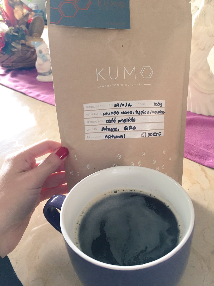patcervantes's tweet photo. No saben qué rico café! ☕️ Gracias @CafeKumoMx está delicioso! Hecho en México por emprendedores mexicanos 👏🏻👏🏻🙌🏻 https://t.co/PJB97z2NYz