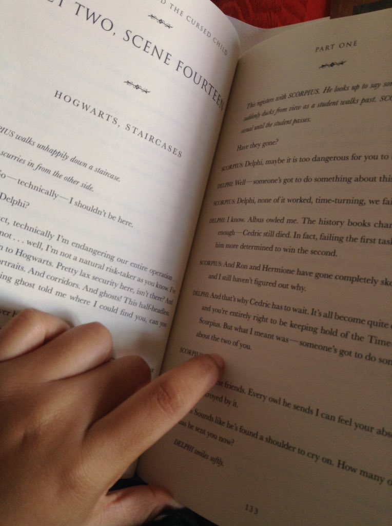 SolGomezM's tweet photo. #hpcursedchild https://t.co/cJ0UsO5Uch