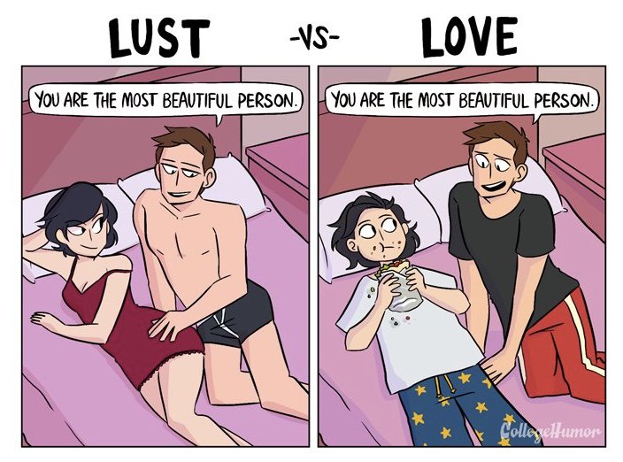 Lust vs Love collegehumor.com/post/7039764/l… #love #lust #funny #humor