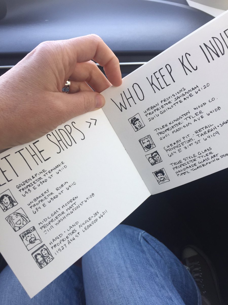 Got our #ShopLocalKC passport and ready to get gifty.