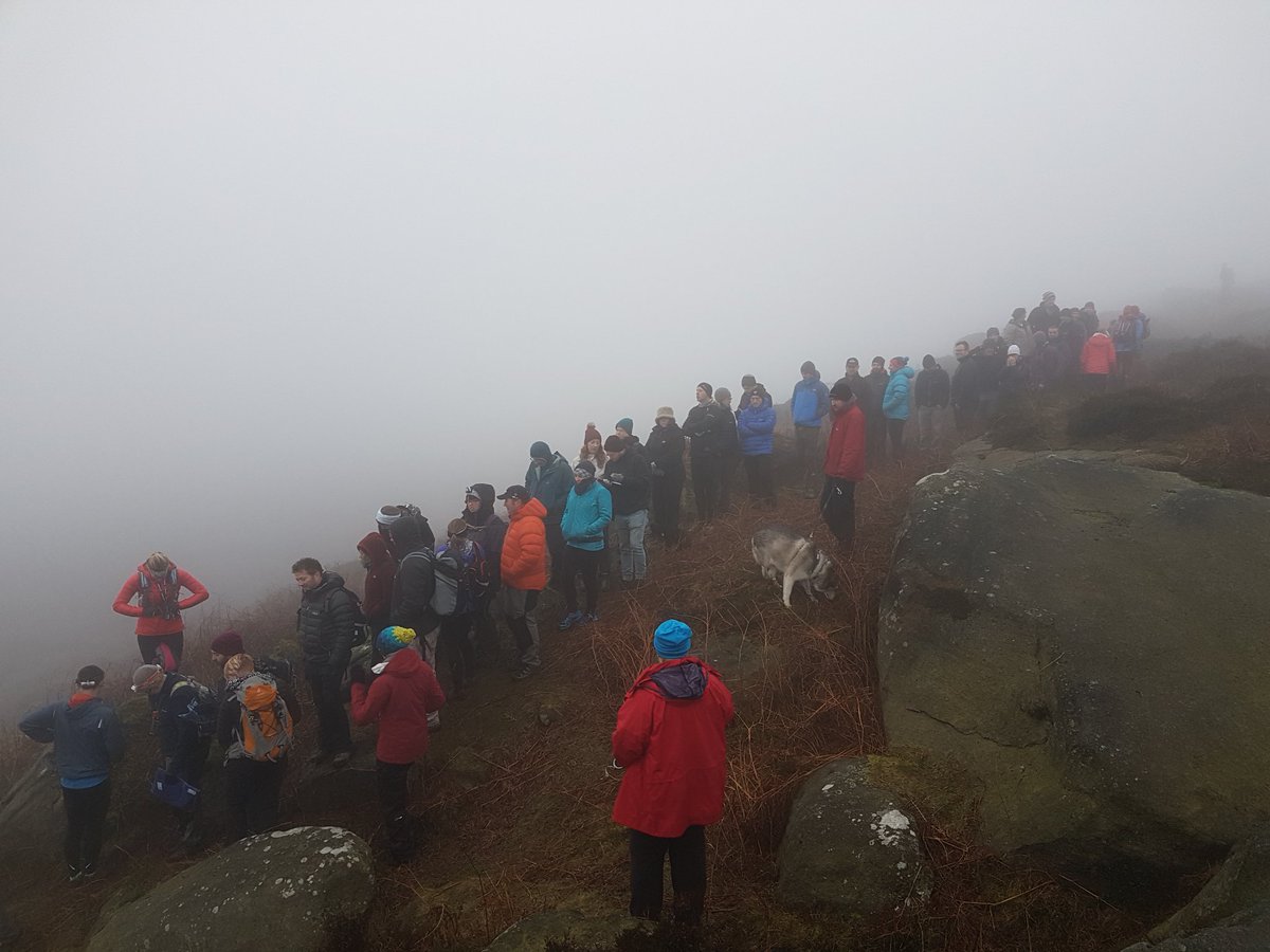 hungry27's tweet photo. Epic morning playing #TheGetOutGame in The Peak District and thanks to @TheRealBerghaus for my rather lovely jacket 
☺️ https://t.co/f8COf63Vw9