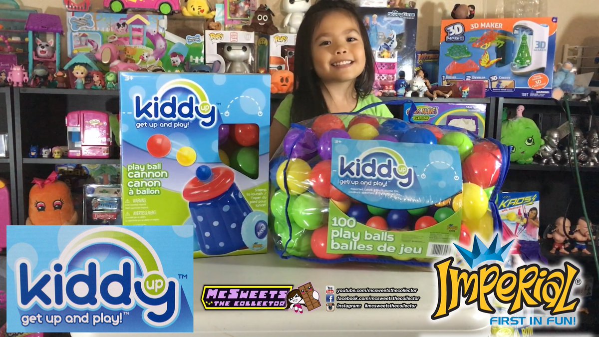 mcsweetsTC's tweet photo. #KiddyUp Play Ball Cannon and 100 Play Balls from @ImperialToy #FirstInFun #imperialtoy https://t.co/TMCTIF3VB5 https://t.co/Vmtzb9mwQG