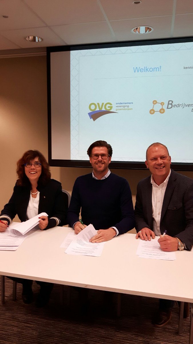 Kennispoort gaat samenwerken met Bedrijvingkring Elburg en Ondernemers Vereniging Groendorpen! #innovatie #krachtenbundelen