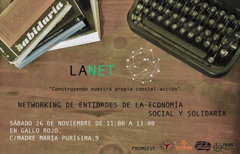 Esta mañana ha nacido #LaNET, networking de entidades de Economía Social y Solidaria como <a href="/enreda/">ENREDA Cooperativa</a> @Transicionera <a href="/Reas_Red/">Reas_Red</a> o Gallo Rojo ☺️