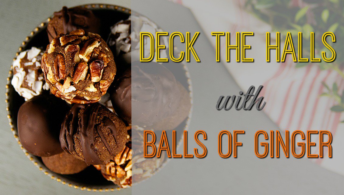 Deck the online hauls w/balls of ginger! No-bake ginger bread balls, that is. #Paleo spice mix for $5. #BlackFriday paleobakingcompany.com