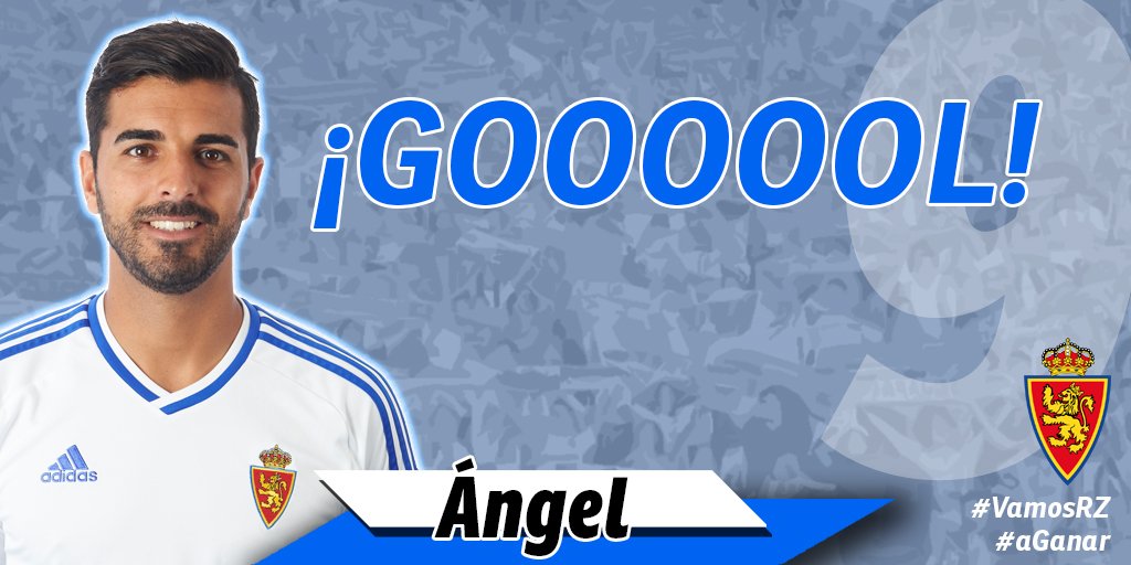 RealZaragoza's tweet photo. 34' | 1-0 | ¡¡GOOOOOOL DE ÁNGEL!!

#VamosRZ 🔵⚪️
#RealZaragozaReus https://t.co/09G1ZY8XTG