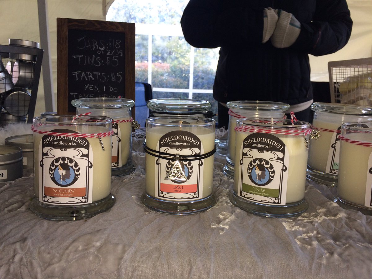 I bought a peppermint candle..