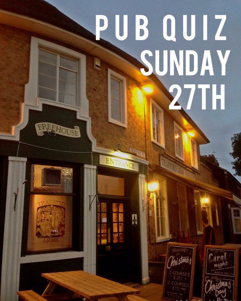PUB QUIZ this Sunday folks !
Get in early to grab your seats &amp; drink . Quiz starts at 8pm.May the best team win !!!