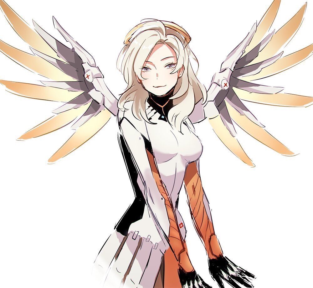 "Having my hair down feels unusual. .~"