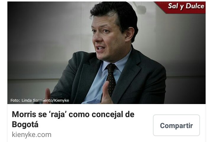 AngeMartinezT's tweet photo. @HOLLMANMORRIS es de los peores concejales de Bogotá, pero uno de los grandes promotores de la revocatoria  #QueParadoja https://t.co/NhUAEtDMtm