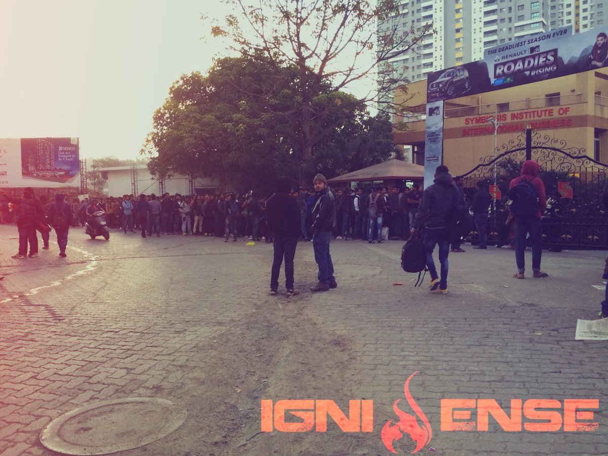 IgnisenseSIIB's tweet photo. #MTV #RoadiesRising #Ignisense'17 #HailIgni Break of Dawn https://t.co/QWZj2zD2xJ