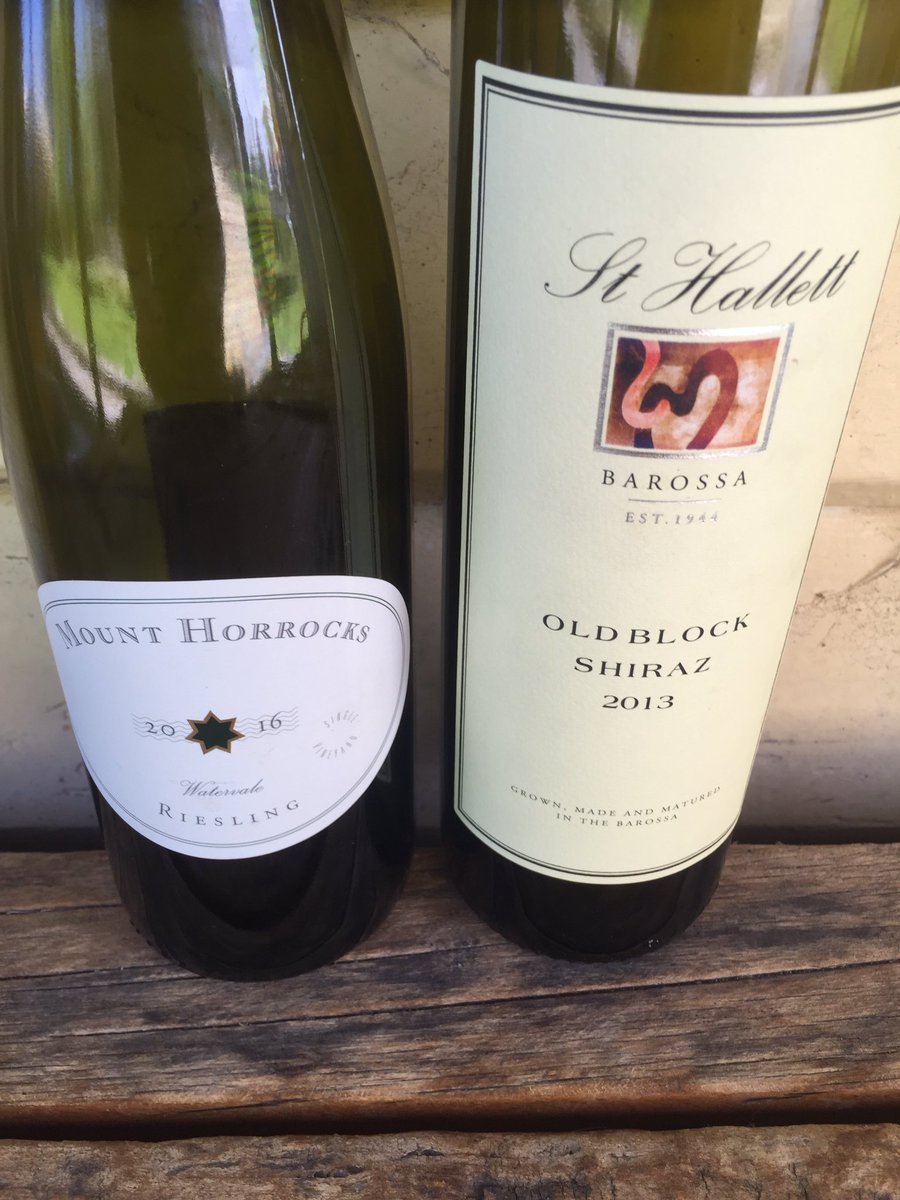 New #wine reviews. A <a href="/StHallettWines/">StHallettWines</a> Barossa benchmark &amp; <a href="/MtHorrocksWines/">Mount Horrocks Wines</a> Clare cracker wdwineoftheweek.blogspot.com.au/2016/11/st-hal… &amp; winsorschoice.blogspot.com.au/2016/11/mount-…