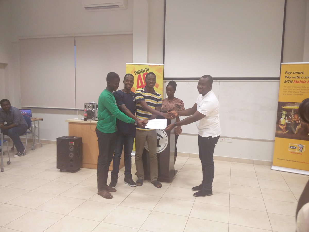 Foundation_DO's tweet photo. #AshesiCodeFair #Winningteams Congratulations to all the winners.It was a fun filled coding day!!! @MTNGhana Let's DO this again #2017 https://t.co/4q6azRrP7d
