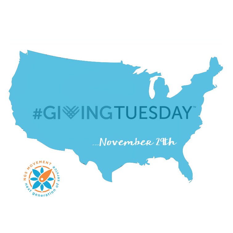 ngsmovement's tweet photo. #SaveTheDate #GivingTuesday We will match the first five $30 donations! And launch our #ComeTogether 2016 campaign #ServeAYear #ServiceYear https://t.co/mbzUGQ4NvB