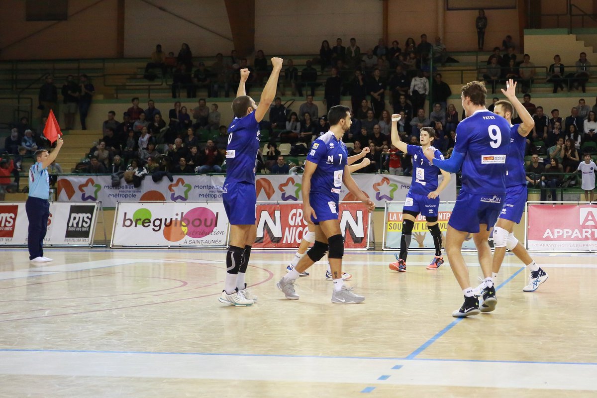 MHSCVolley's tweet photo. Match de fous !
Victoire 3-2 de @MontpellierVUC face au champion de France Paris !
25-23 dans le 5e set! Énorme!
@Montpellier3m @saurel2014 https://t.co/ylZ3RxBtJ9