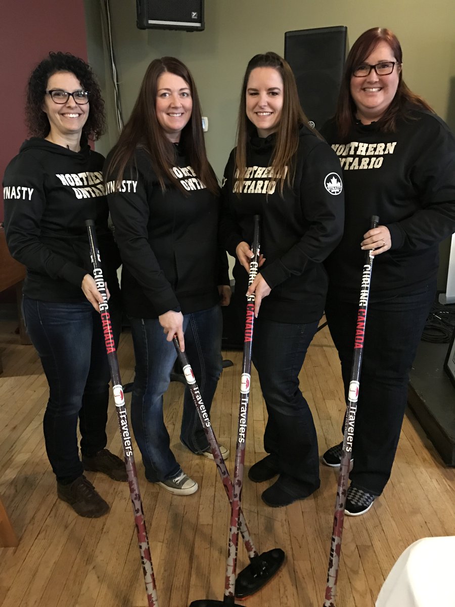 GoldlineCurling's tweet photo. Congrats to Northern Ontario's women's team for showing their Social Media Strength at the #TCCC2016 and winning custom Goldline brooms. https://t.co/69vhb8Ry4X
