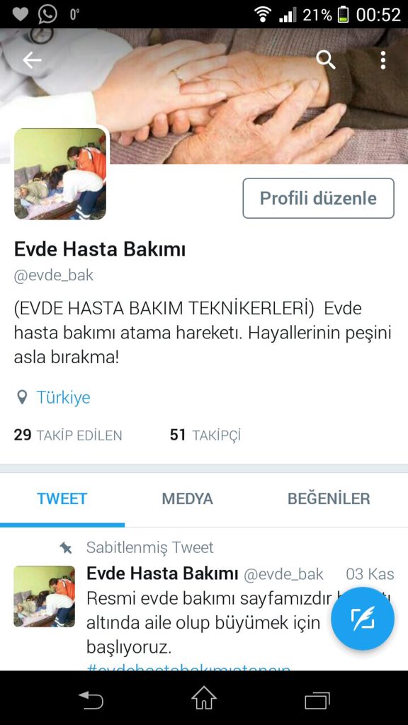 evde hasta bakımı atama