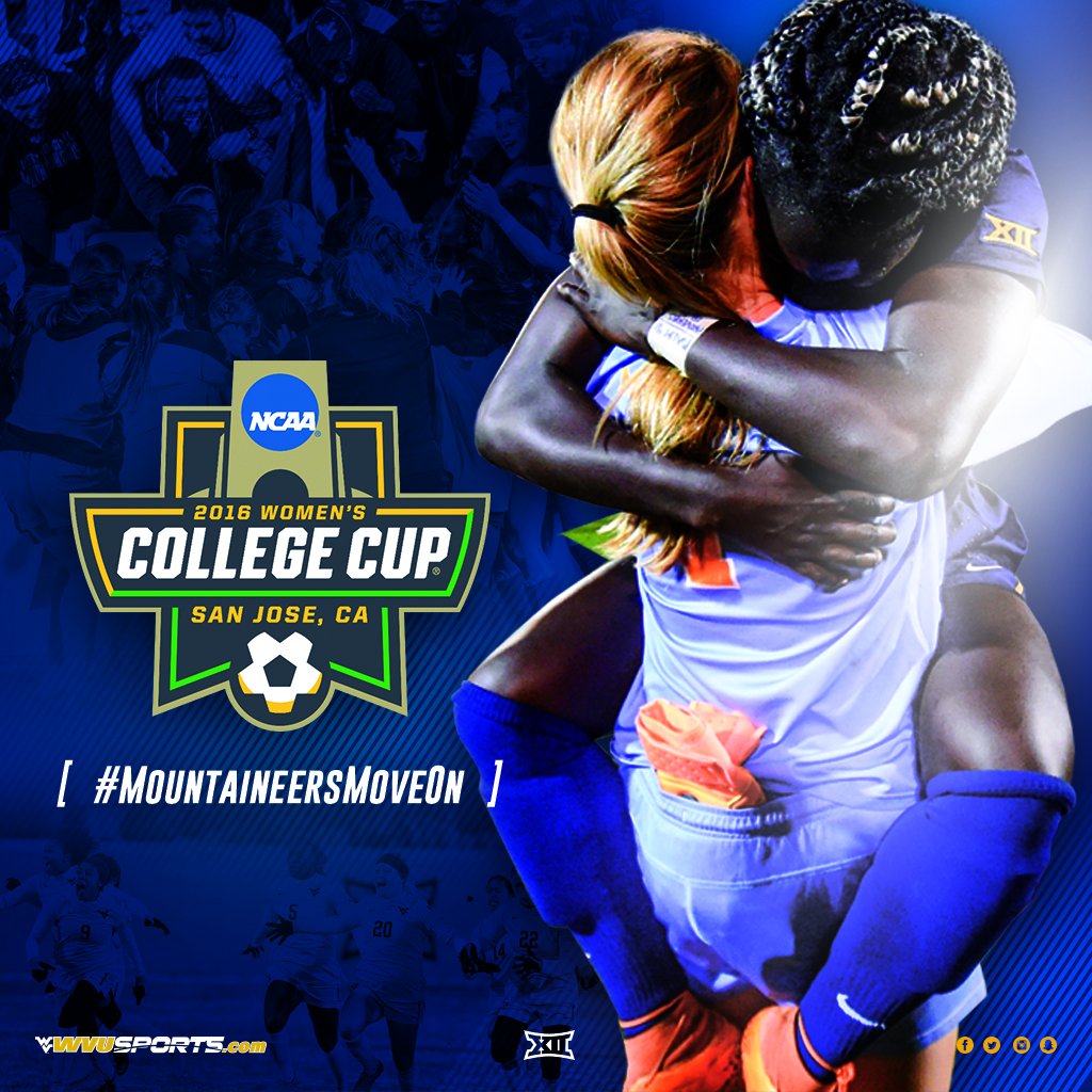 wvuwomenssoccer's tweet photo. THERE IT IS!!!!! No. 1 WVU on to the NCAA College Cup for the first time in program history! WVU defeats Duke, 1-0 #HailWV https://t.co/xU6tJFyX7U