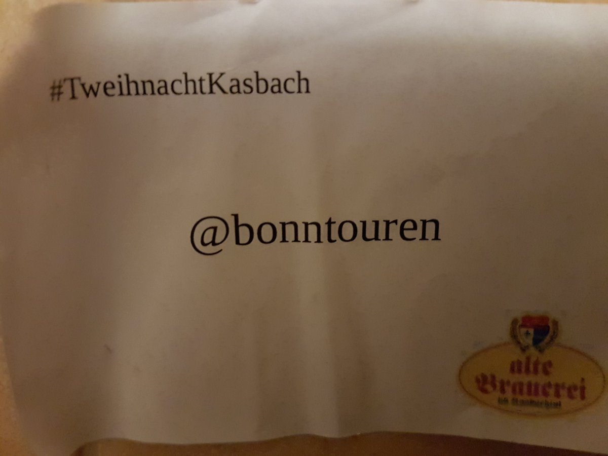 bonntouren's tweet photo. Es war schön mit euch! Danke fürs Kommen! #TweihnachtKasbach https://t.co/zC8gQLjqK2