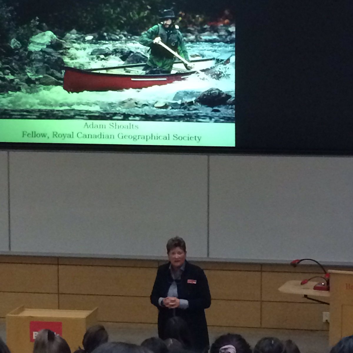 roxcarter's tweet photo. Anna Lathrop does it again by putting out a call for global leadership, and encouraging the human connection! @BrockUniversity #CCSL2016 https://t.co/d3C6p7BSWe