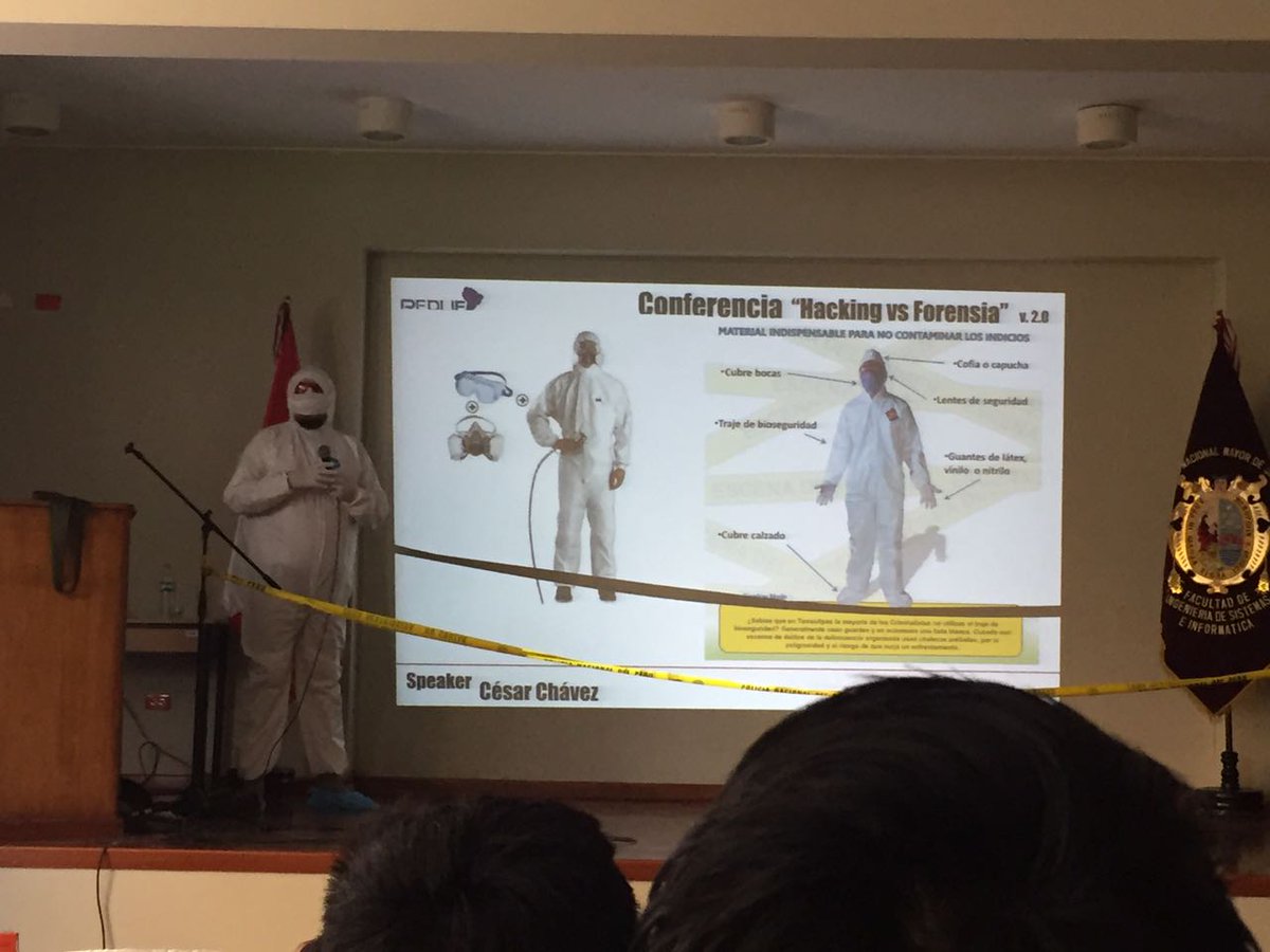 peruhacking's tweet photo. Exposiciones Ataques cibernéticos y
Hacking Vs Forensia 2.0
Facultad de Ingeniería de Sistemas
26 de Noviembre del 2016 #ENEISOFT https://t.co/3TosUDF6i0