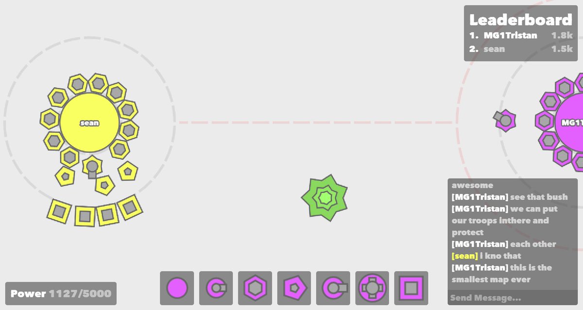 mg1tristan's tweet photo. @Sidney_de_Vries Really Sidney hahahahah just 2 of us and the smallest map ever!! ahhaha  #Bloble.io https://t.co/T4ytyTXjEV