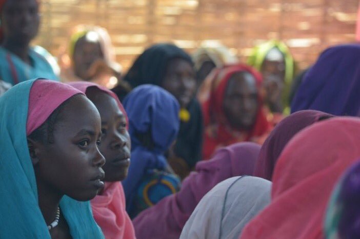 UN's tweet photo. Healthcare. Education. Support. 
In Darfur, displaced women &amp; girls are at heart of humanitarian response - @UNOCHA https://t.co/FcK4n5f2MO https://t.co/9bYgwgLRtq