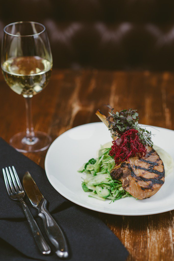 Here's a sneak peak of our new pork chop...new winter menu out NOW!