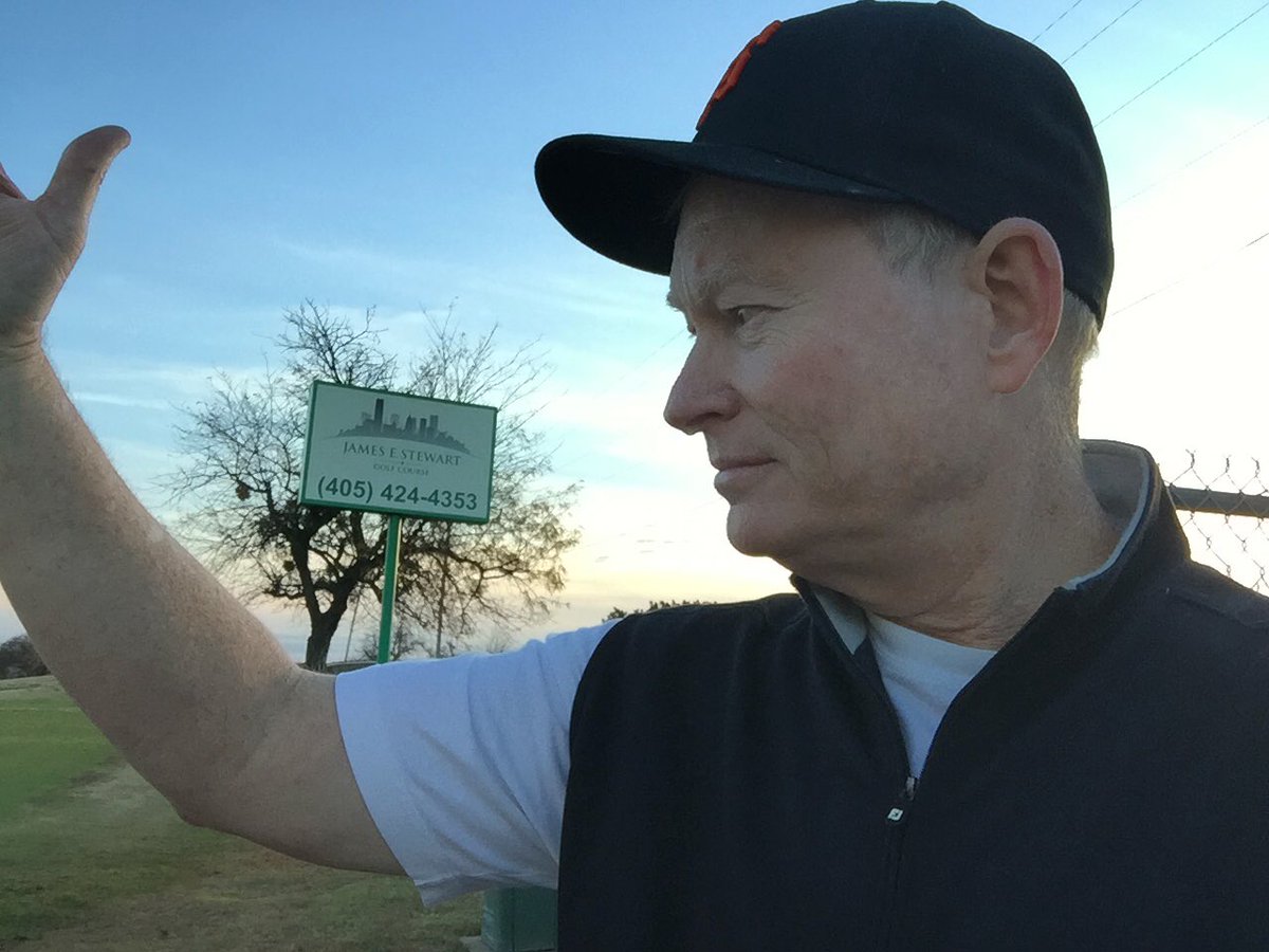 MickCornett's tweet photo. What a nice dayI went out and hit some practice shots at Jimmy Stewart Golf Course. Short sleeves! https://t.co/xiTNd6tKKi