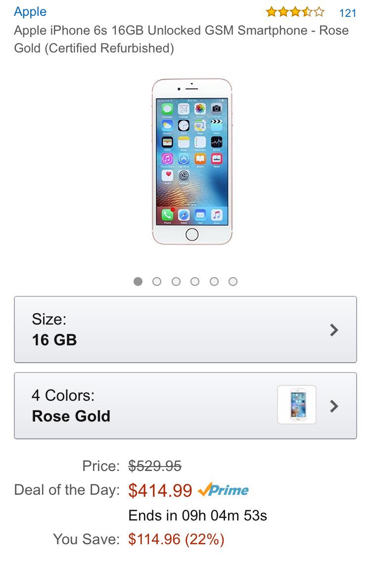 IMSHIPPING1's tweet photo. Refurbished a buenos precios!
#Amazon https://t.co/t9qmiYtz6c