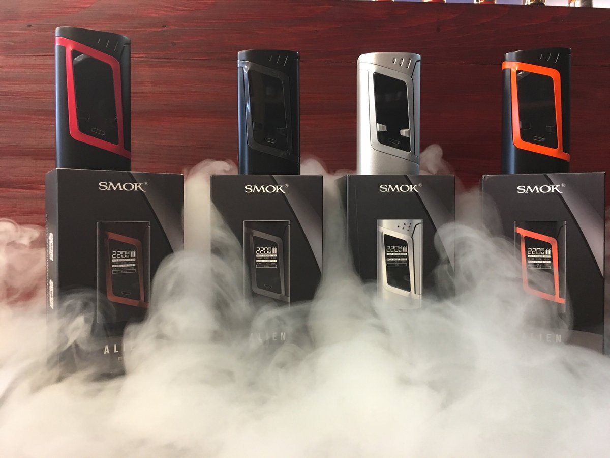 VapeFortified's tweet photo. MOD SPOTLIGHT:
SMOK Alien
220 Watts, Temp Control, Dual 18650
The hype is real, and so is the quality!
Available at Sevier Vapor! https://t.co/5RkO3vg1at