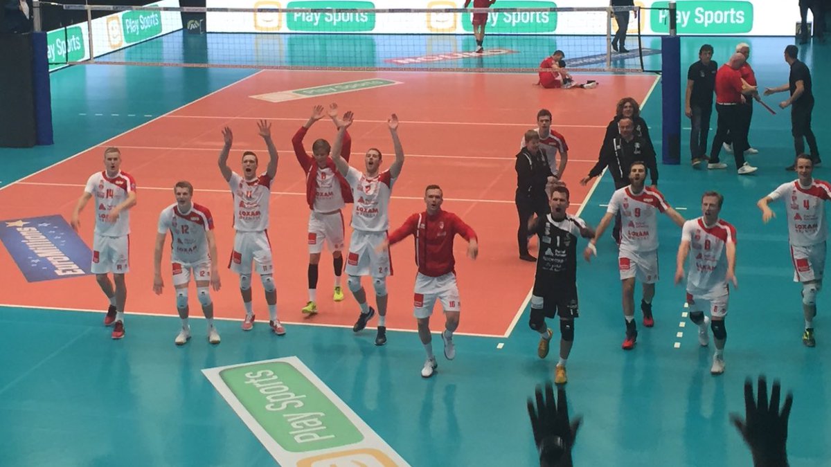 TimVerreth's tweet image. Vice leider in de EuroMillions Volley League na 2-3 in Maaseikse Lotto Dôme #callantvolley