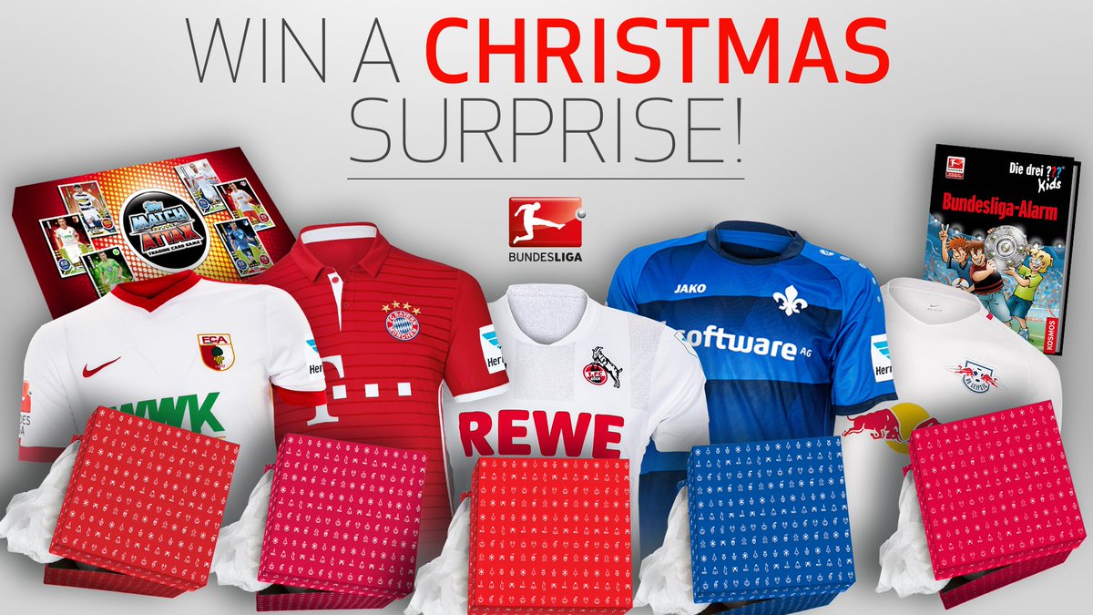 Bundesliga_EN's tweet image. Want a #BundesligaPresent? We're playing 🎅 &amp;amp; giving away 🎁 every weekend! Find out how to win the gifts below HERE-&amp;gt; s.bndsl.ga/a9IP306xuXc