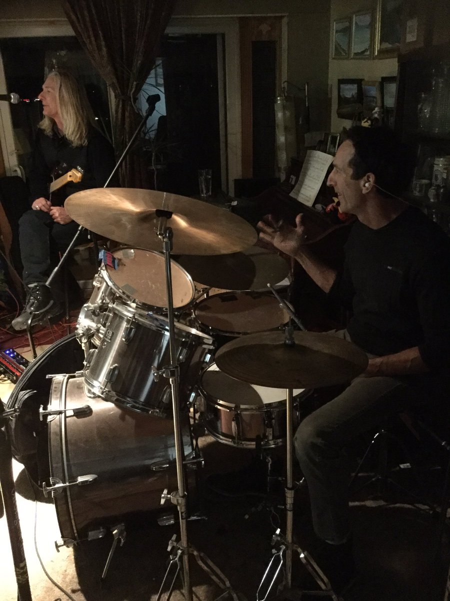 ToneShifters's tweet photo. We have a special guest on drums for our show next Sat at Sneekers! All the way from CA; Mr. Bill Dumas! https://t.co/k0vf50Sz32