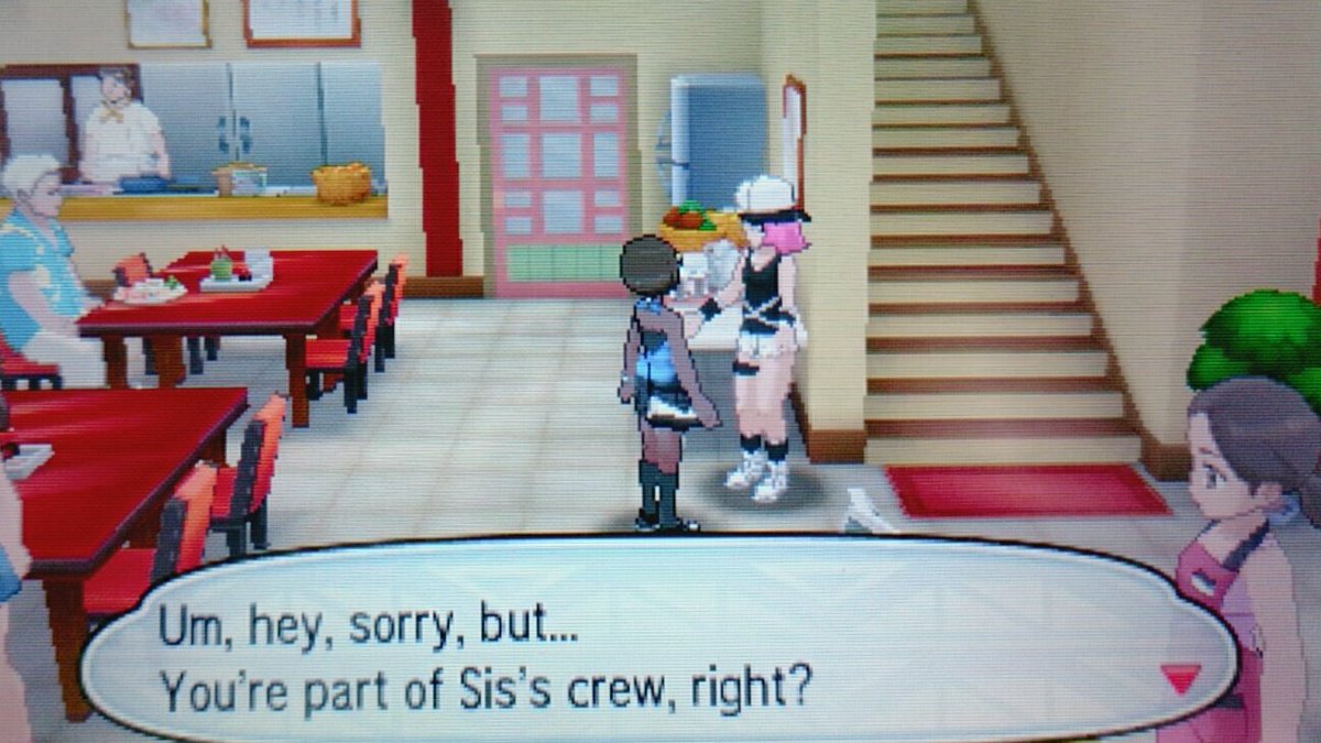MallowyGoodness's tweet photo. There's an ex team skull grunt who calls mallow sis and was taken in by her #pmlt https://t.co/o4BGq8oUsC