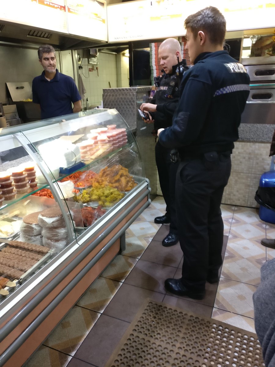 plantbasedrants's tweet photo. There's been a spate of murders in the vicinity and we've come to eat the evidence. #vegan #police #govegan #kebab #meatismurder https://t.co/YlzSdxpwru