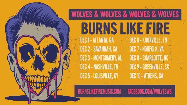 BurnsLikeFire01's tweet image. Next week tour kicks off with @wolvesx4. Dec. 1st-10th. Let's party!