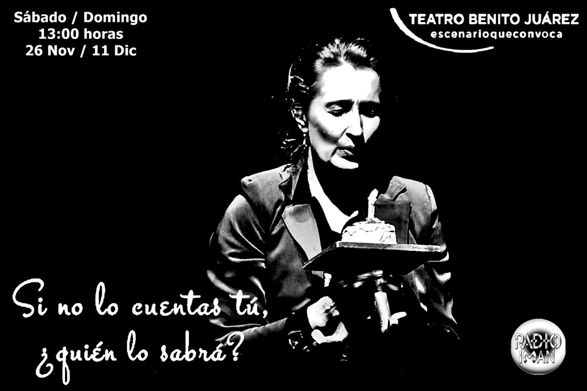 radio_iman's tweet photo. SI NO LO CUENTAS TÚ, ¿QUIÉN LO SABRÁ? Historia de los niños de Santa Rosa. Un viaje que reconcilia la parte humana con la memoria colectiva https://t.co/6Lrn6bv69A