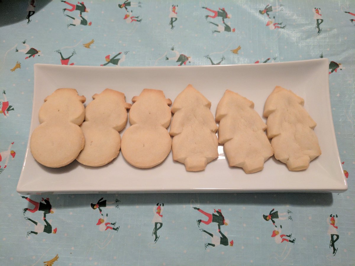 mommabraga's tweet image. Baked some Christmas inspired #shortbread #cookies and they were delicious! 😁 #motherhood #momblogger #food #dessert #momlife #yummy