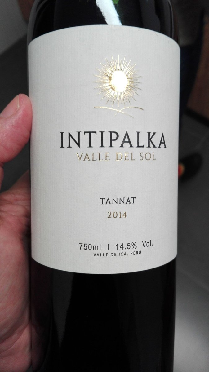 mt_aertec's tweet photo. Peruanos, tenéis mejores vinos de lo que pensáis, muy grande el #Intipalka de #Tannat https://t.co/NvCe6yKysb