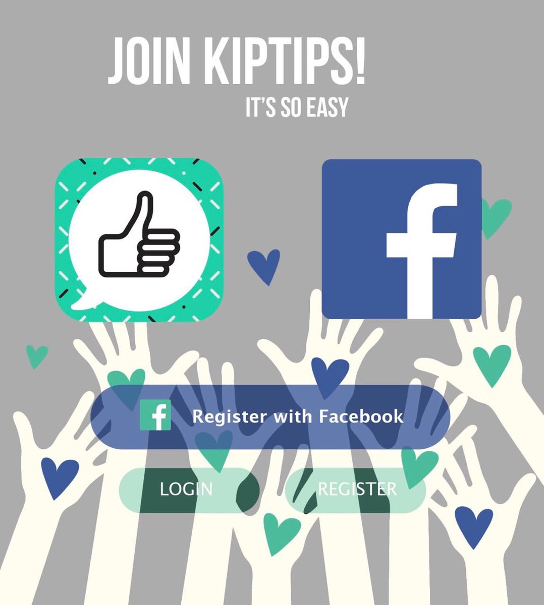 KiptipsApp's tweet photo. Not need to create an account! Join #Kiptips with your #Facebook so you don’t have to remember another password! https://t.co/ShP7Sc0ckX