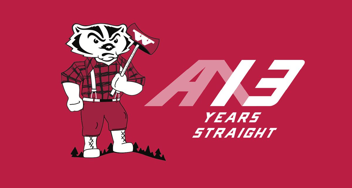 UWMadison's tweet photo. Thirteen years straight. #OnWisconsin https://t.co/wqQvNYeJ5Q