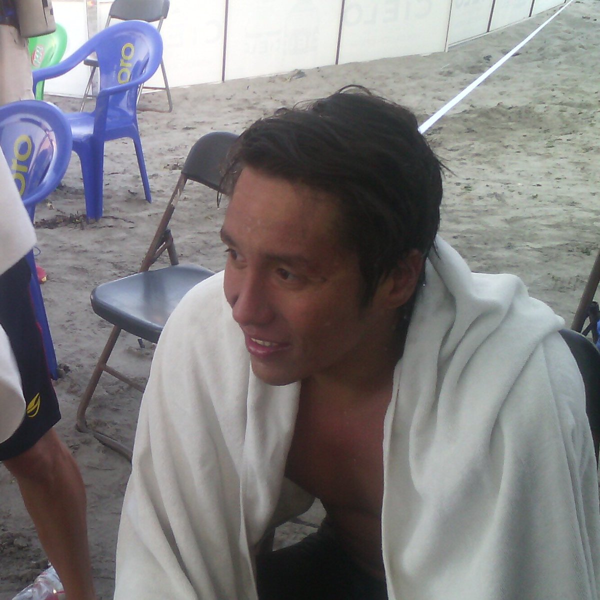 #Iquique2016 Wilder Carreño consigue la de oro en #AguasAbiertas #SomosVenezuela