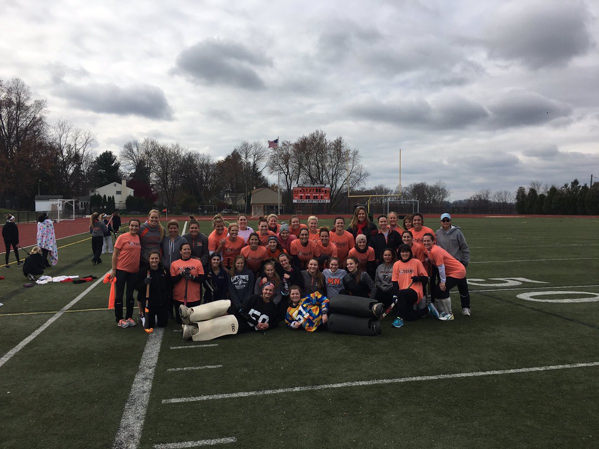 Alumni day! Field Hockey and boys Lax! #community #givingback #TigerPride