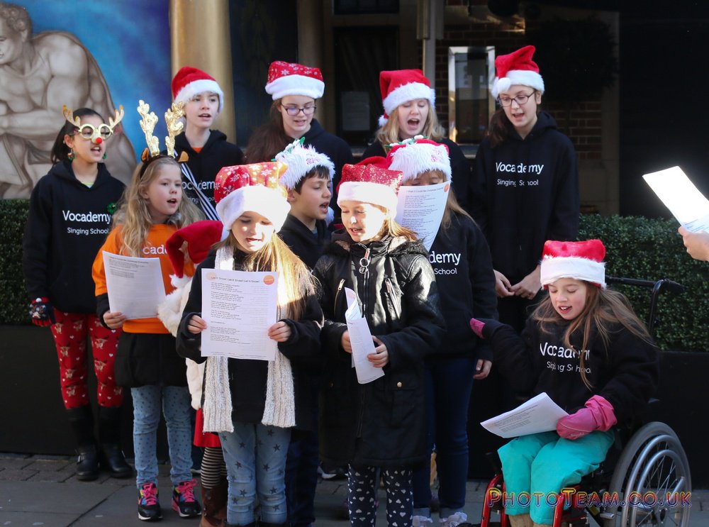 SantaMaidstone's tweet photo. Amazing fist day of the Grotto opening. Thanks so much to #Vocadamy for their wonderful singers https://t.co/TiqvApEQLj